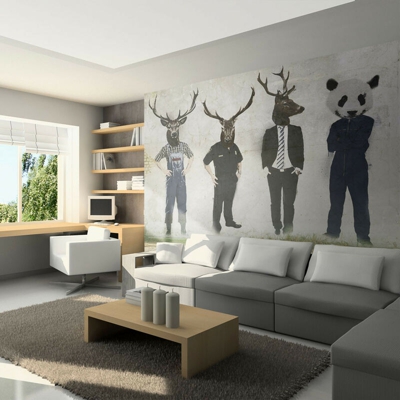 Fotomurale - Man or animal? - 200x154