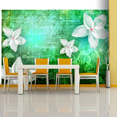 Artgeist - Fotomurale - Floral notes III - 350x245