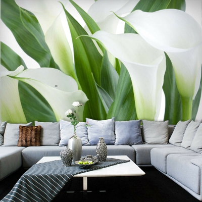 Artgeist - Fotomurale - mazzo di fiori - calle - 350x270