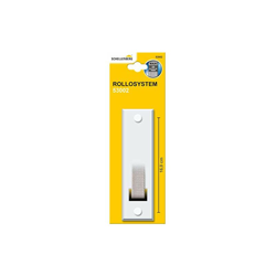 53002 Placca tapparelle avvolgibili STANDARD Maxi: 23 mm di larghezza del nastro, piastra tapparella con spaziatura dei fori 16 cm, bianco en oferta