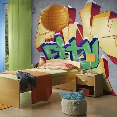 Fotomurale - Inner city life - 250x193