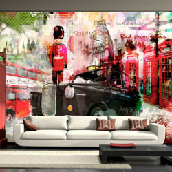 Fotomurale - Vie di Londra - 250x175 en oferta