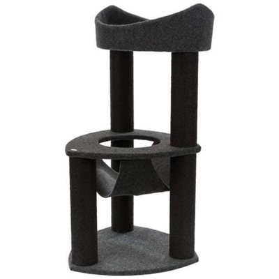 Palo Tiragraffi Per Gatti Felipe 110 Cm Grigio Scuro