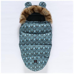 Calze Invernali Caldo Sacco A Pelo Per Il Bambino Che Dorme [ quadrato Verde] en oferta
