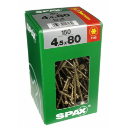 Viti Del Terreno 150 Torx Svasata In Acciaio Testa, Diam.4.5 Mm X Mm L.80 - Spax en oferta