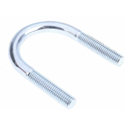 U-Bolt a testa Rotonda in Acciaio Zincato lucido filettatura M10 x 40mm, dimensioni interne 45mm x 43mm, Ø 10mm (Confezione da 5) - Rs Pro características