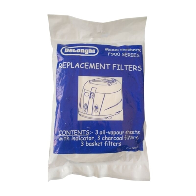 De Longhi 5525114400 - Set 3 filtri per friggitrici serie F900