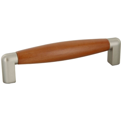 Maniglia per mobili in legno e metallo interasse 96 mm 25 pezzi art. 4090