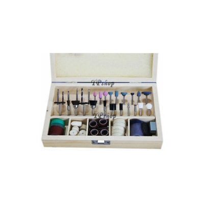 KIT 100pz ACCESSORI MINI TRAPANO smerigliatrice DREMEL MODELLISMO PUNTE FRESE