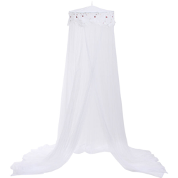 Zanzariera Rotonda Baldacchino Voile Arco E Gancio BIANCO precio