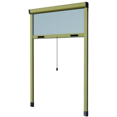 Vigor Blinky - Kit 2 Zanzariere Alluminio Sottili Verticale Bianco Cm.160X170