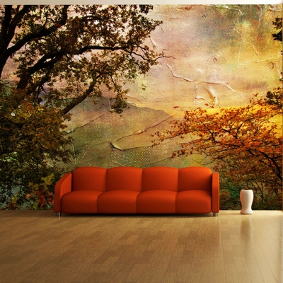 Artgeist - Fotomurale - Painted autumn - 350x270