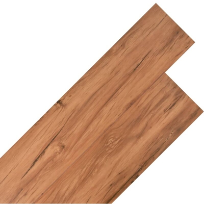 Listoni per Pavimentazione in PVC 4,46 m2 3 mm Olmo Naturale - Marrone - Youthup