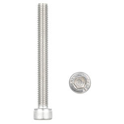 M6 5PCS DIN912-A2 Vite a esagono incassato 304 acciaio inossidabile M6 * 55 características