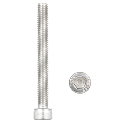 M6 5PCS DIN912-A2 Vite a esagono incassato 304 acciaio inossidabile M6 * 55