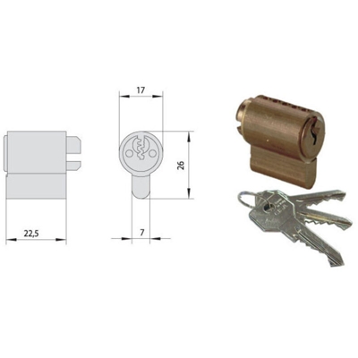 Cisa Cilindro Esterno 10 02649-10-0 cisa