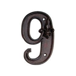 Numero 9 In Ghisa Appendibile Muro Parete Casa Villa Via precio