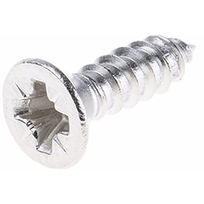 Vite autofilettante in Acciaio inox Liscio guida Pozidriv (Confezione da 100) - Rs Pro
