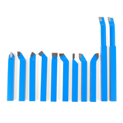 Drillpro - Set di utensili per tornio in metallo duro da taglio per tornitura alesatrice da 11 pezzi CNC precio