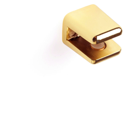 Reggimensola fisso per vetro, serie GLASS S, in Zama, Oro. Marchio - REI precio