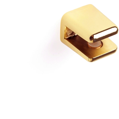 Reggimensola fisso per vetro, serie GLASS S, in Zama, Oro. Marchio - REI