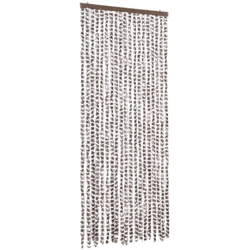 vidaXL Zanzariera Grigio Talpa e Bianco 56x185 cm Ciniglia - Grigio talpa en oferta