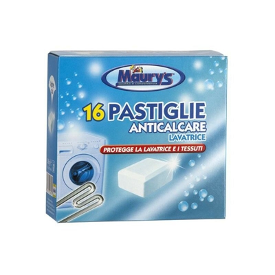 PASTIGLIE LAVATRICE 16PZ ANTICALCARE - Maury's
