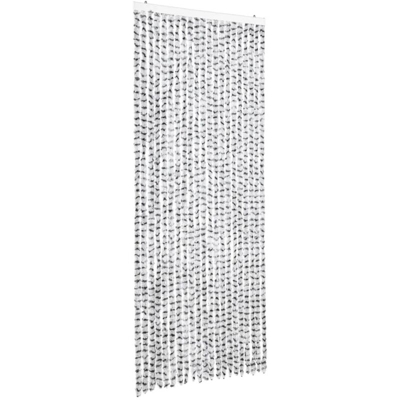 Zanzariera Grigio Chiaro e Grigio Scuro 90x220 cm Ciniglia - Grigio - Vidaxl
