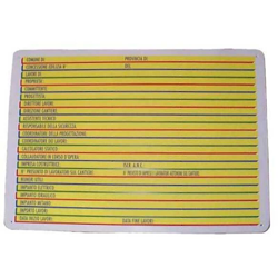 CARTELLO CONCESSIONE EDILIZIA 68x 48 PLASTICA en oferta