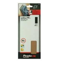 Black&decker - PIRANHA BLACK&DECKER 10FOGLI CARTA ABRASIVA PER ORBITALI 115X280mm GRANA 150 X31010 características