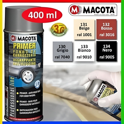 Bomboletta Spray Primer Fondo Da Carrozzeria Aggrappante Rosso Anticorrosivo
