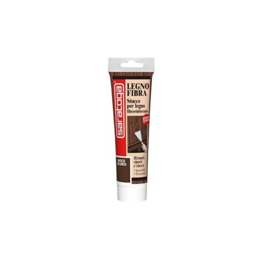 Stucco per legno fibrorinforzato in pasta inodore 125 ml Saratoga Noce Scuro