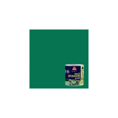 Boero Bartolomeo - SMALTO ANTIRUGGINE AD ACQUA VERDE CHIARO SATINATO ML.500
