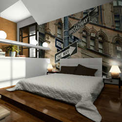 Artgeist - Fotomurale - Tutte le strade portano a Broadway - 350x270 precio