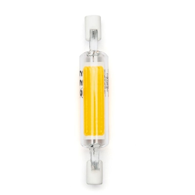 Lampadina Led Lineare R7S 4W 78mm in vetro Bianco Caldo 3000K