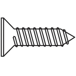 194665 HC2,9*9,5 D7982:A2K Viti a testa svasata per lamiera 2.9 mm 9.5 mm A croce Philips DIN 7982 Acciaio zi - Toolcraft precio