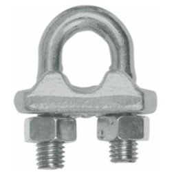 Morsetti per funi in acciaio zincatoi - 11 mm. - 7/16' Conf. 50 Pz características