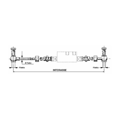 Lem Select - Kit tubo flessibile per attacchi valvola di chiusura da 3/8' L 650