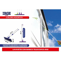 Lavavetri Con Manico Telescopico Irge características