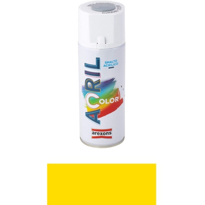 Smalto spray Acrilcolor – 400 ml - tonalità giallo e arancio - Colore: Giallo Cadmio