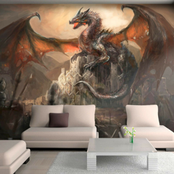 Artgeist - Fotomurale - Dragon castle - 350x245 características
