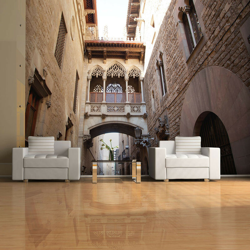 Artgeist - Fotomurale - Barcelona Palau generalitat in gothic Barrio - 350x270 en oferta