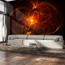 Artgeist - Fotomurale - Abstract fire - 350x270 en oferta