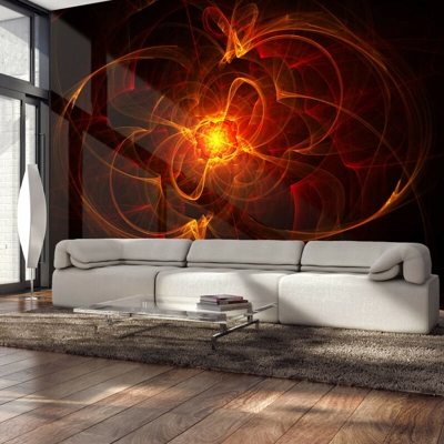 Artgeist - Fotomurale - Abstract fire - 350x270