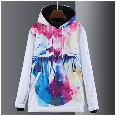 Uomo Donna Cappotto Da Neve All' aperto Abbigliamento Sportivo Felpa Con Cappuccio Giacca Antivento Impermeabile [ w1 / Xxl]