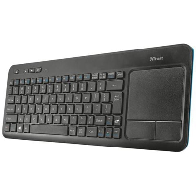 VEZA WIRELESS TOUCHPAD RF Wireless QWERTY Inglese Nero tastiera
