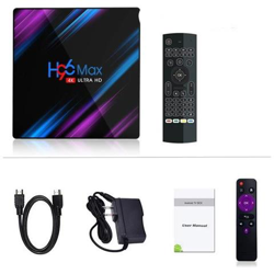 Android 9.0 Tv Box H96 Max Rockchip Rk3318 4k Smart, 2.4g E 5g Wifi Bt4.0 H96max 4gb 64gb Lettore Multimediale Android Set Top Box [ spina Retroilluminata Mx3 Da 4 Gb 64 Gb / Eu] precio