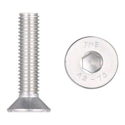 5 pz 304 in acciaio inox a testa svasata esagono incassato DIN7991 vite a testa piatta vite a esagono incassato M-8 * 35 características