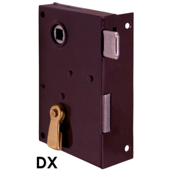 SERRATURA VERTICALE BRONZATA SCROCCO E CATENACCIO ART.185 DESTRA (13532) - Bonaiti precio