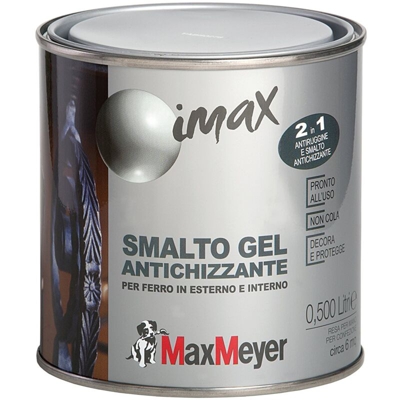 Cromology Italia Spa-c.i. - MaxMeyer Smalto antichizzante Nero Grafite 0,500 l
